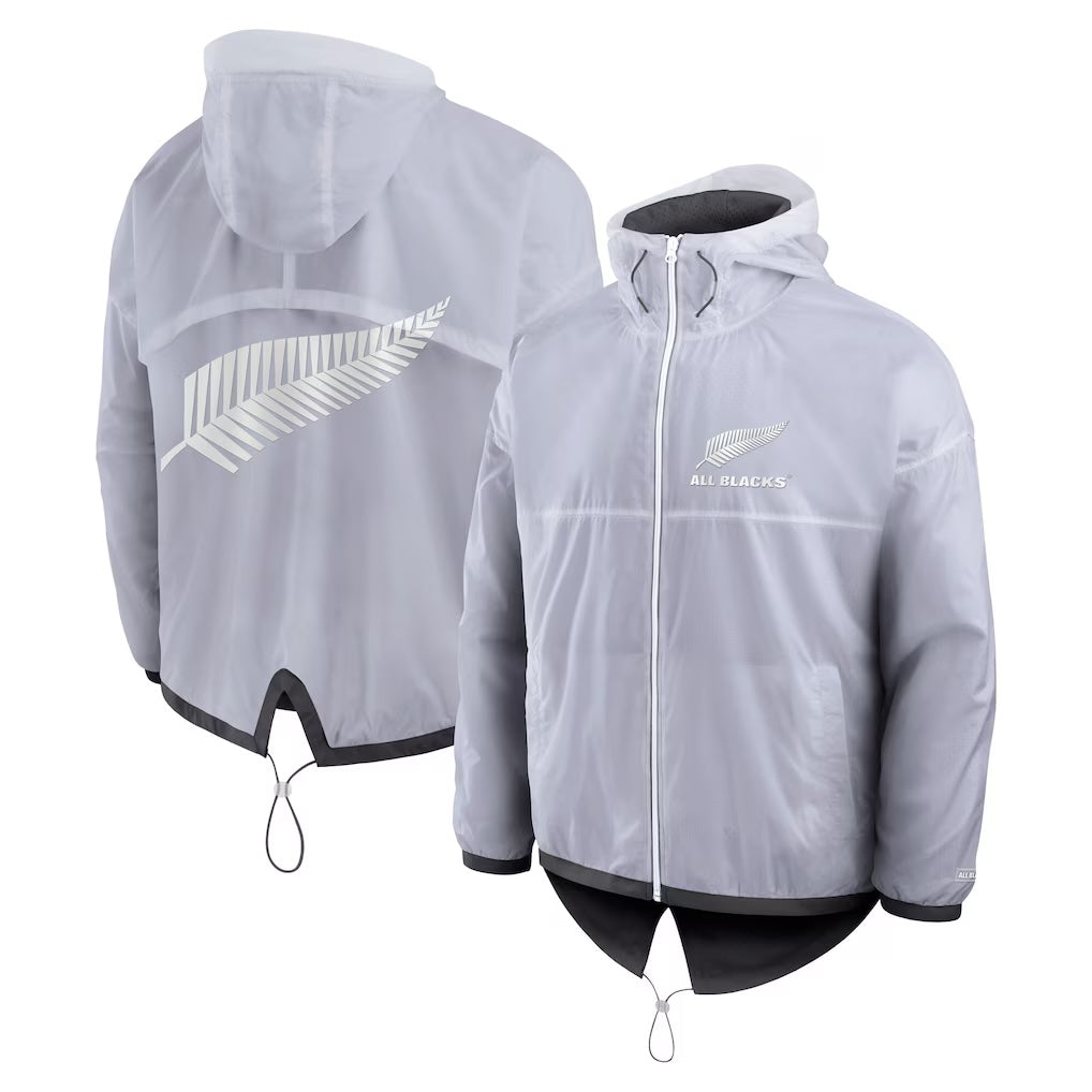 All Blacks Elements Lightweight Anorak Jacket White