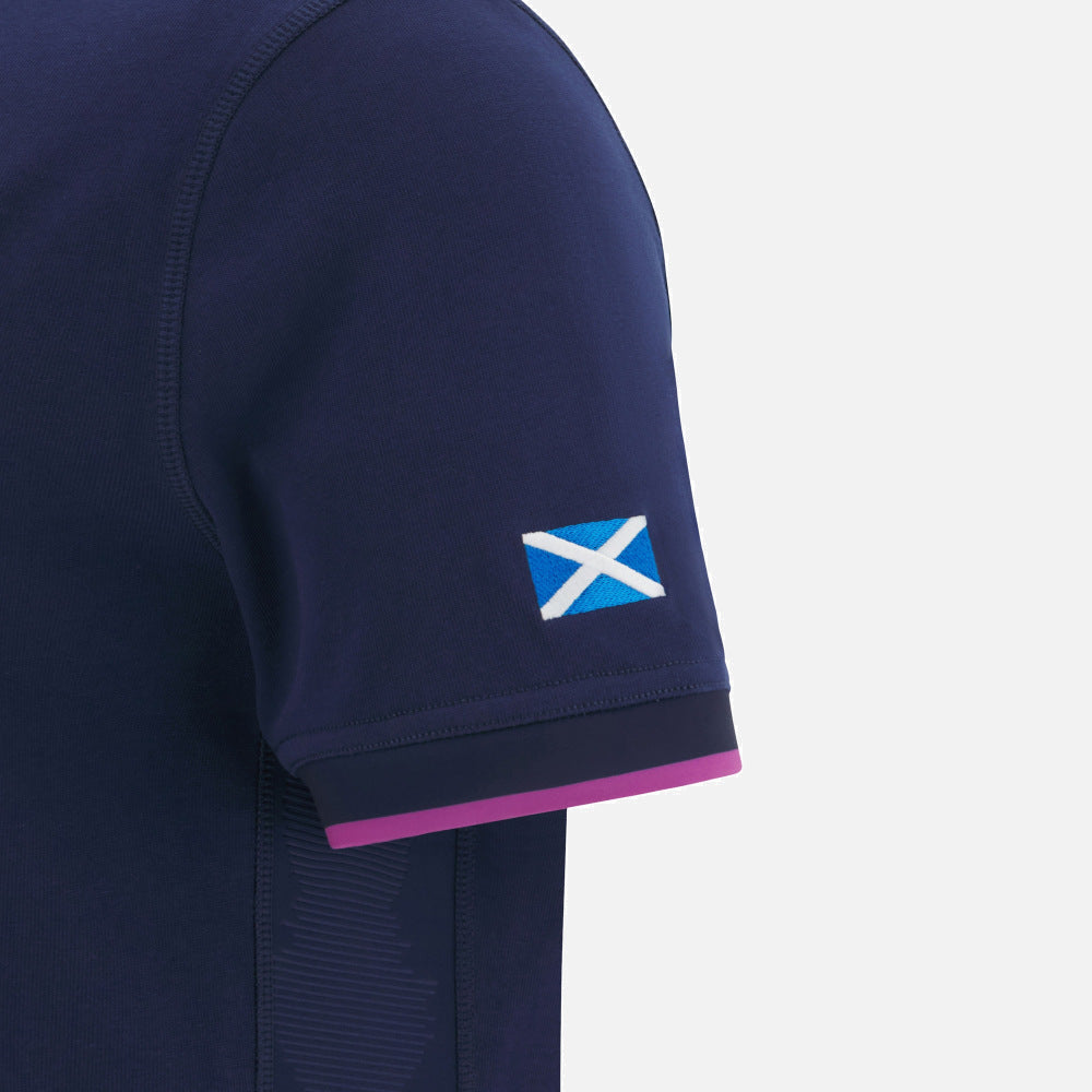 Macron Scotland Rugby Cotton Home Shirt Short Sleeve