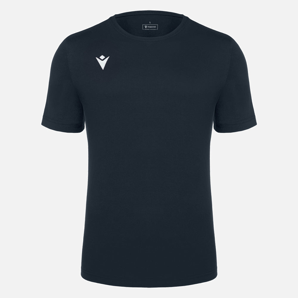 Macron Boost Hero Cotton T-Shirt Senior Navy