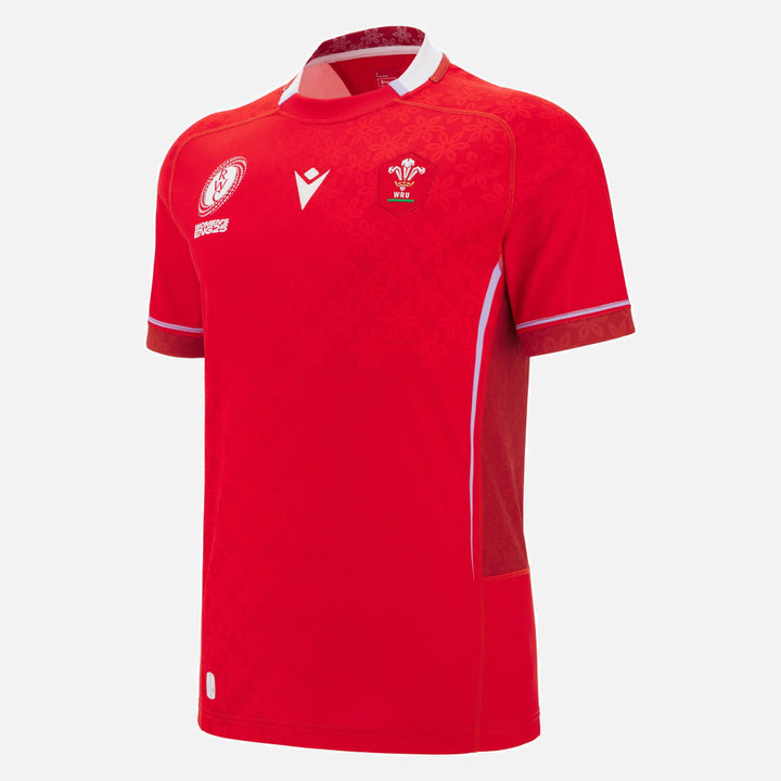 Macron Wales Rugby WRWC Replica Home Shirt 2025 Men