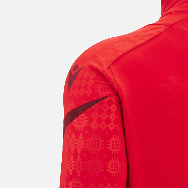 Macron Rugby Wales 2025/26 1/4 Zip Training Top Men