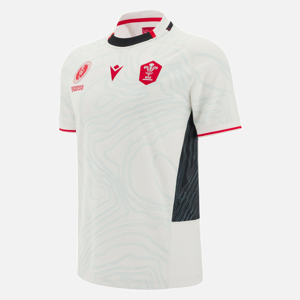 Macron Wales Rugby WRWC Replica Away Shirt 2025 Men
