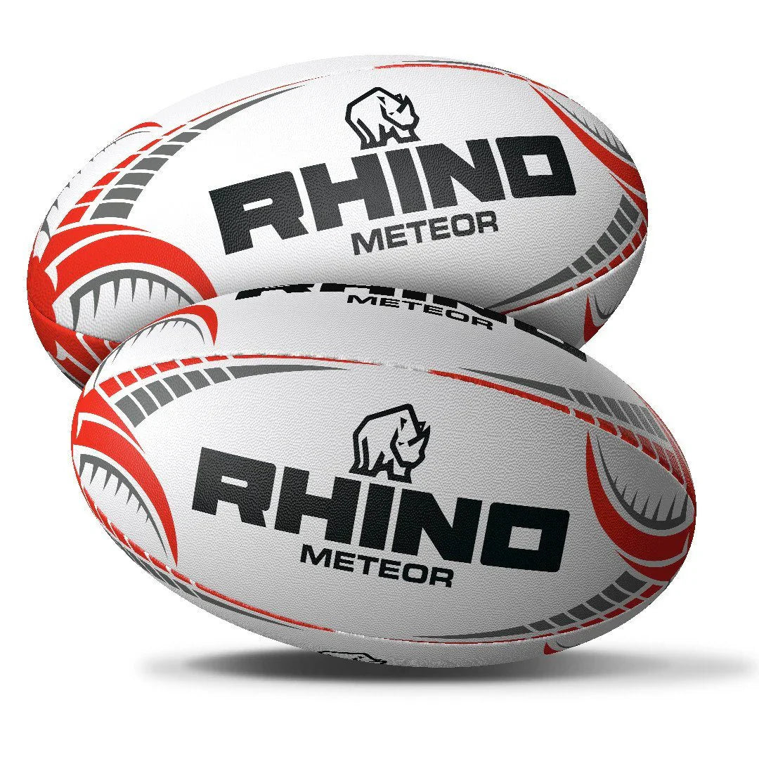 Rhino Meteor Match Rugby Ball Size 4