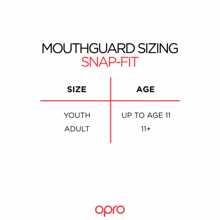 OPRO Snap-Fit Mouthguard Adults Blue