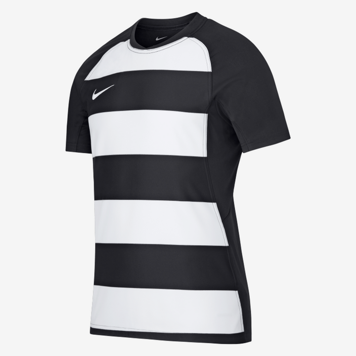 Maillot de rugby Nike Hoop pour homme, noir et blanc