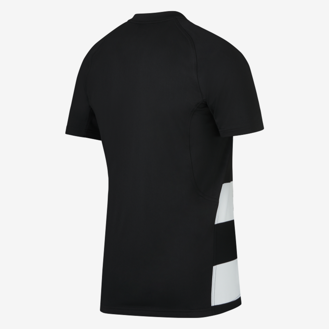 Maillot de rugby Nike Hoop pour homme, noir et blanc