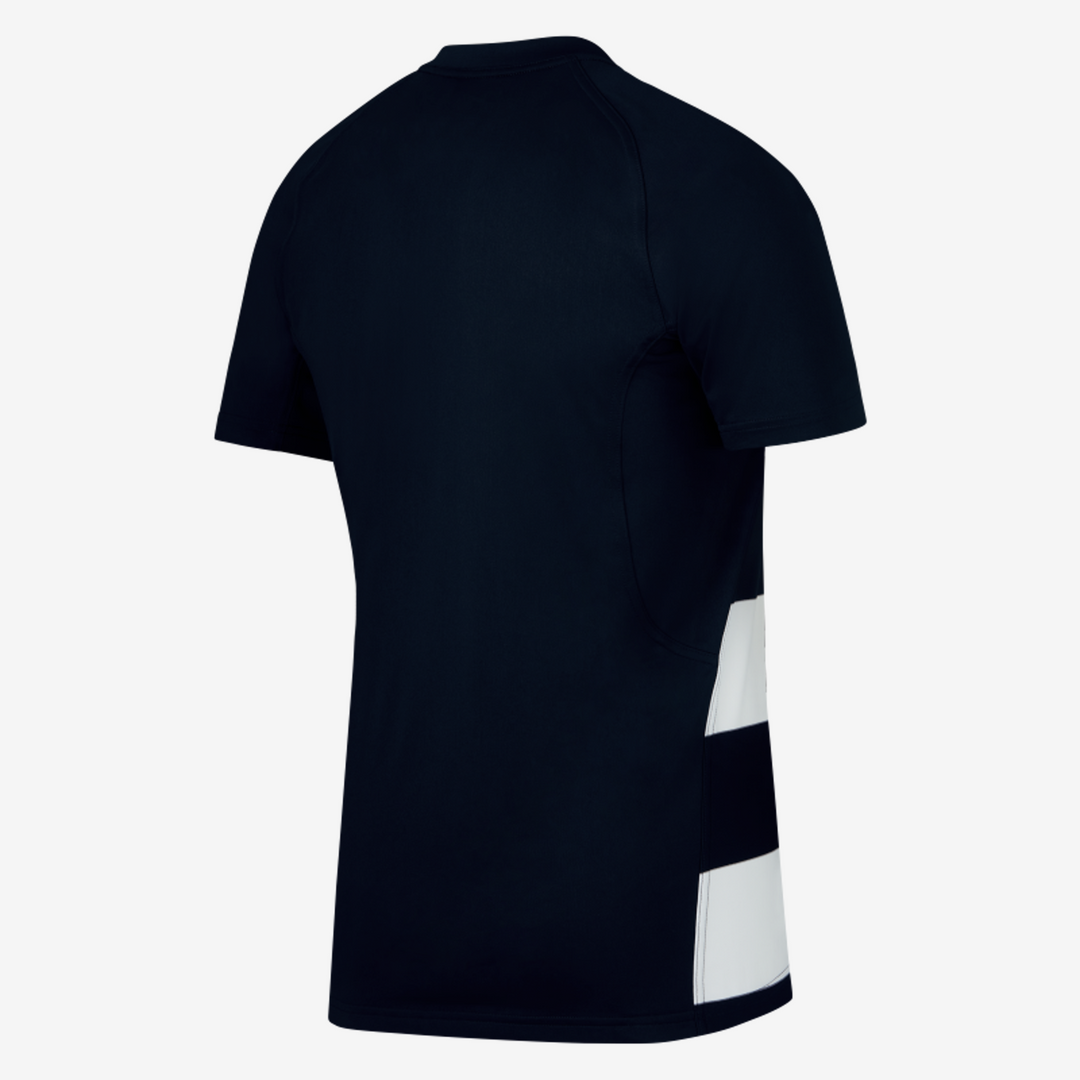 Maillot de rugby Nike Hoop pour homme, bleu marine et blanc