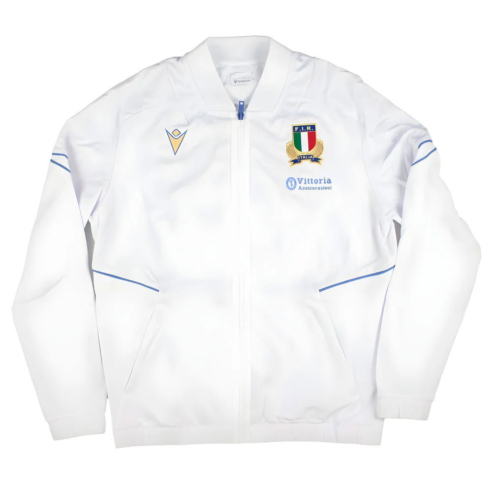 Macron Italy Rugby  Training Full Zip Top 2025/26 Senior