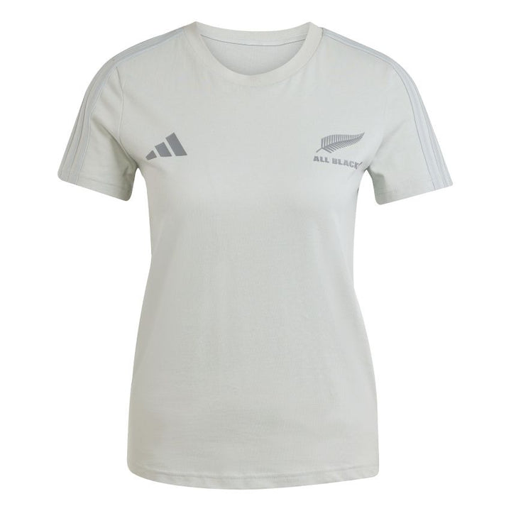 Maglietta da rugby da donna adidas All Blacks argento